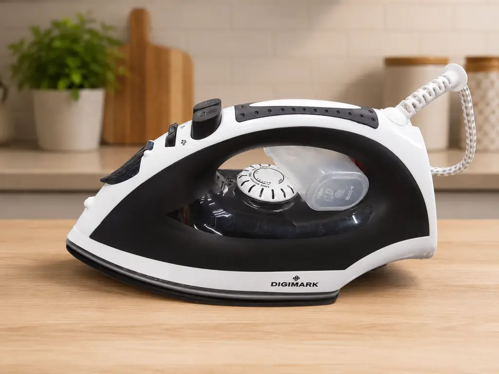Digimark Dgm1615 Steam Iron – 1800W | Stainless Steel Soleplate | Steam & Spray Function