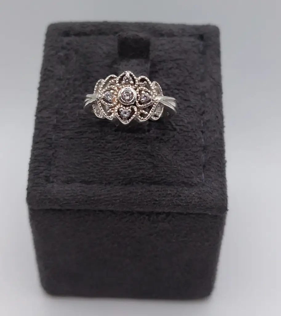 Sterling Silver Cz Ring