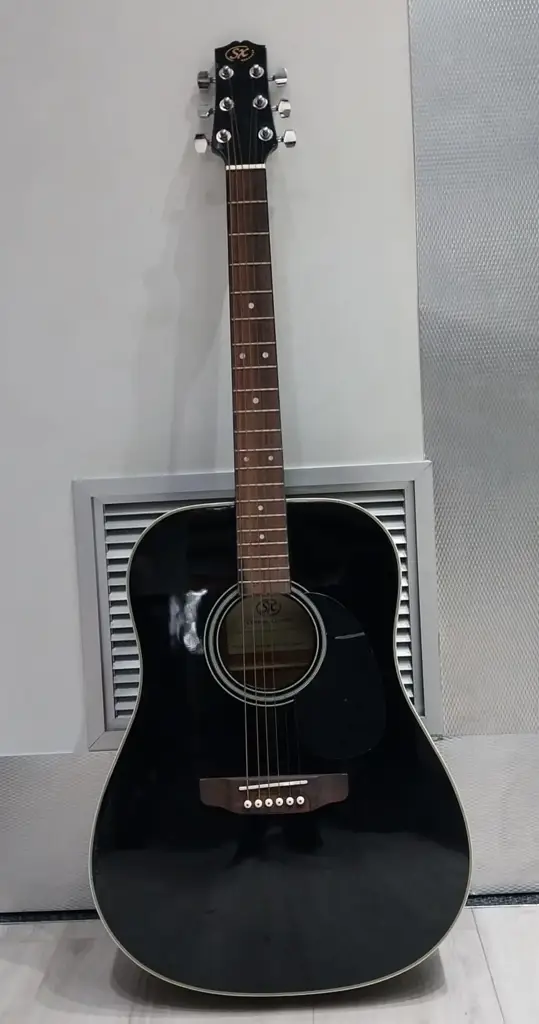 Acoustic Guitar Sx Sa1-Sk-Bk - View 2