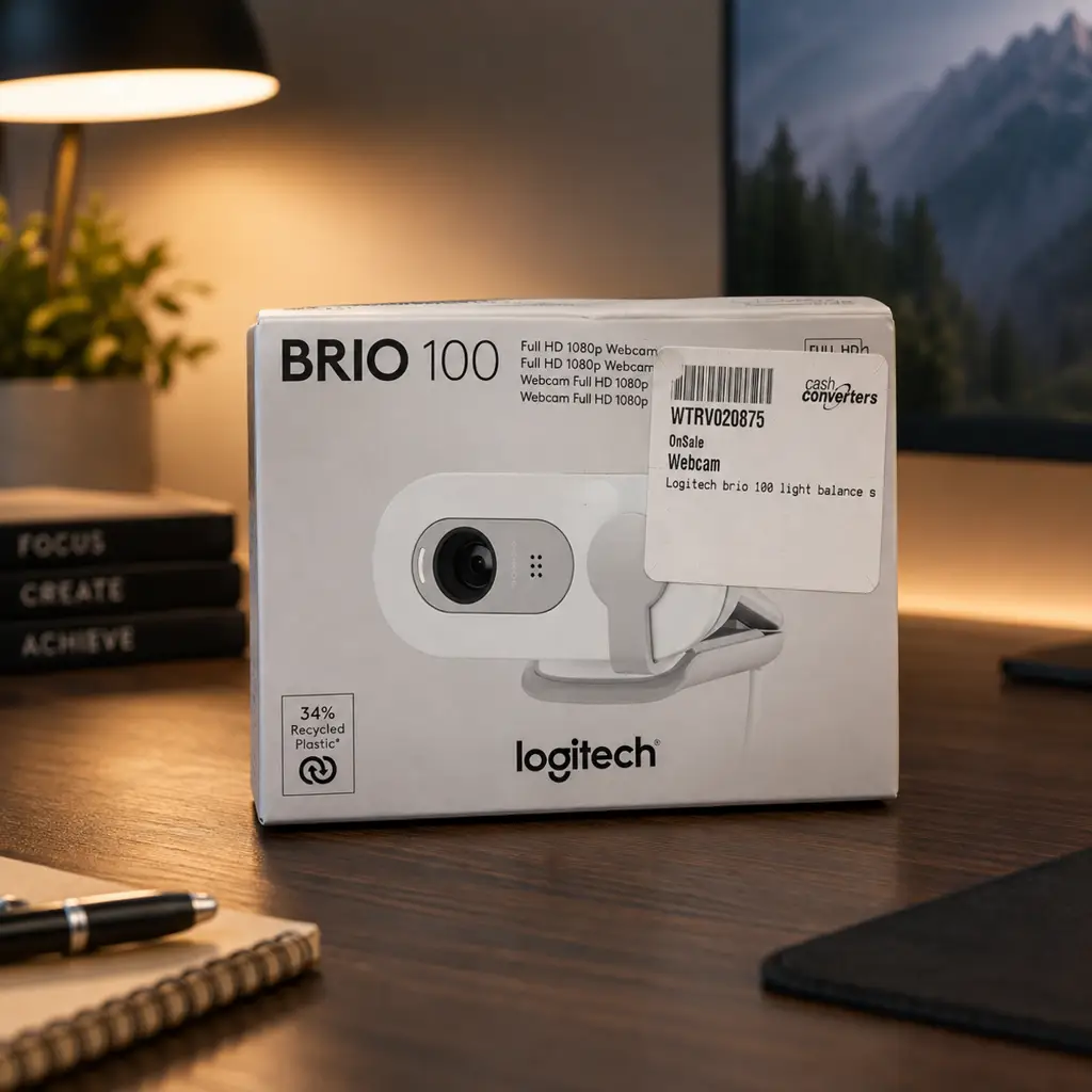 Logitech Brio 100 Full Hd Webcam (Off-White)