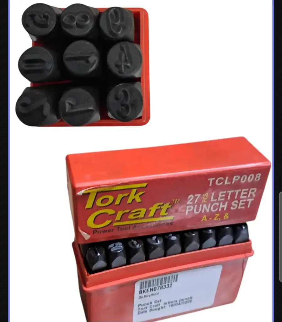 Tork Craft Letter And Number Punch Set - View 3