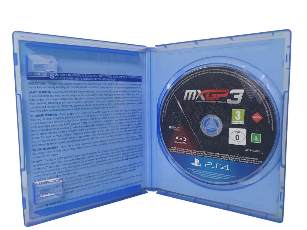 Playstation 4 Mxgp 3 The Official Motorcross Videogame Game Disc