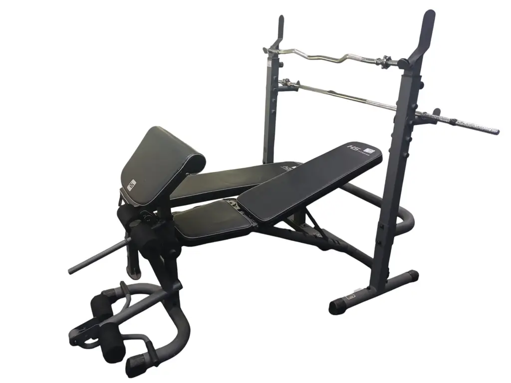 Hs Fitness Weight Set With Barbell - View 8