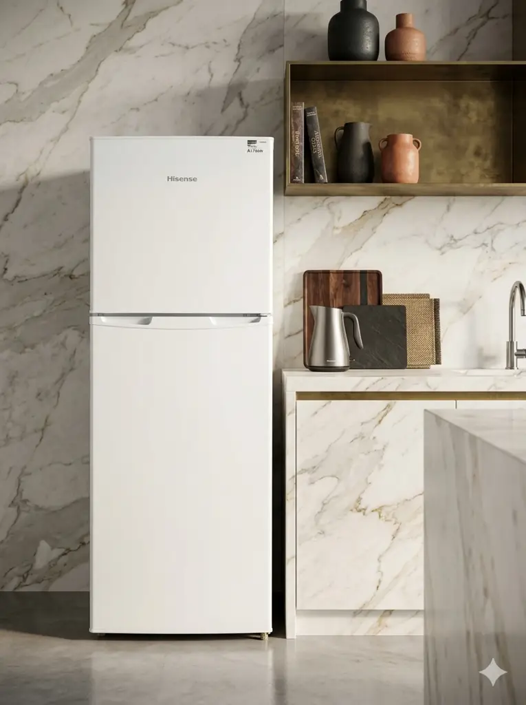 Hisense H220tw Top Freezer Fridge – Second Hand