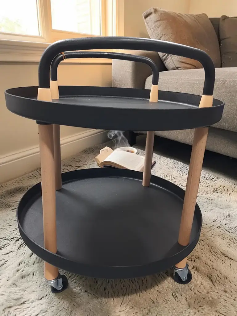 2 Tier Trolley Table