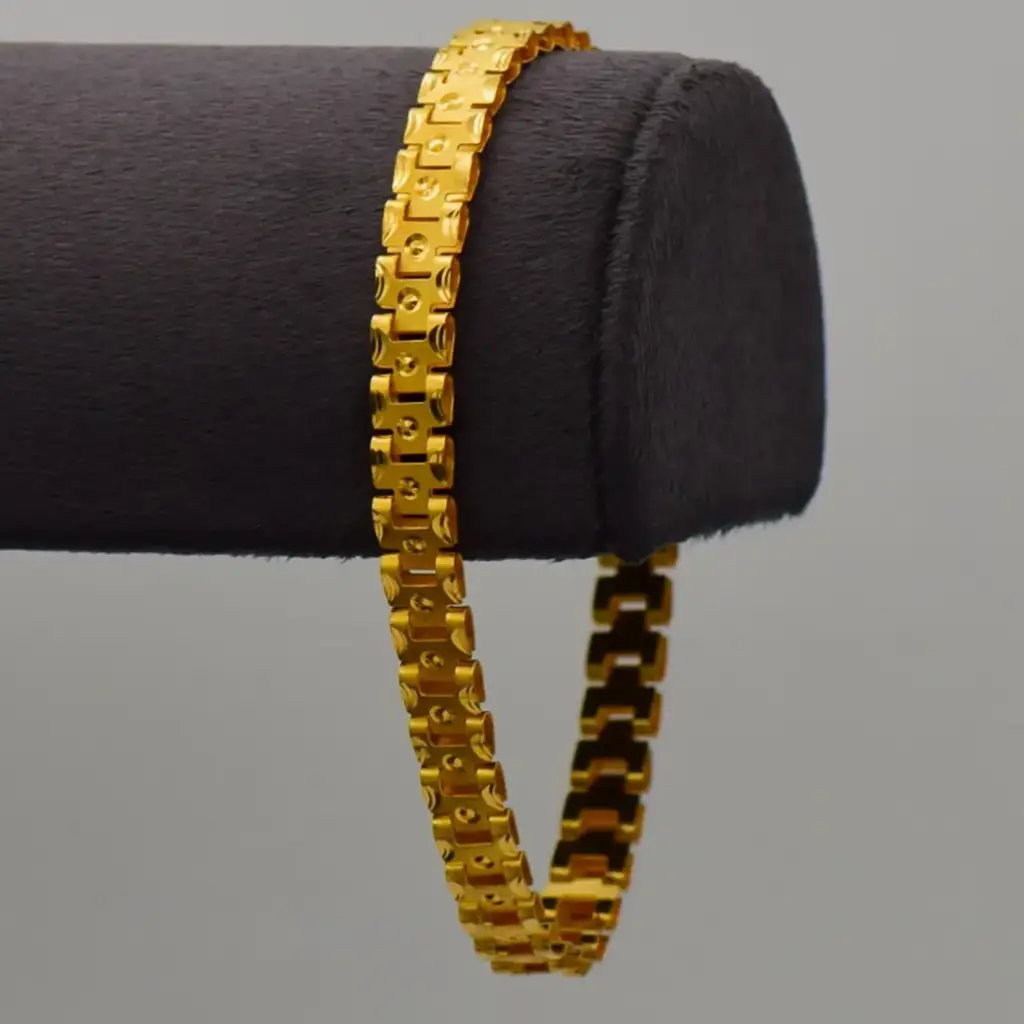 22ct Yellow Gold Bracelet Fancy-Link