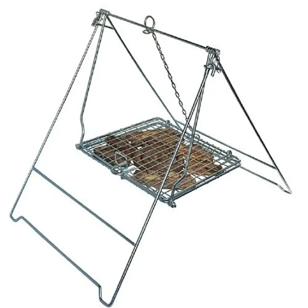 Camp Master Swing Braai Grid Stand – Adjustable Outdoor Cooking Frame - View 2