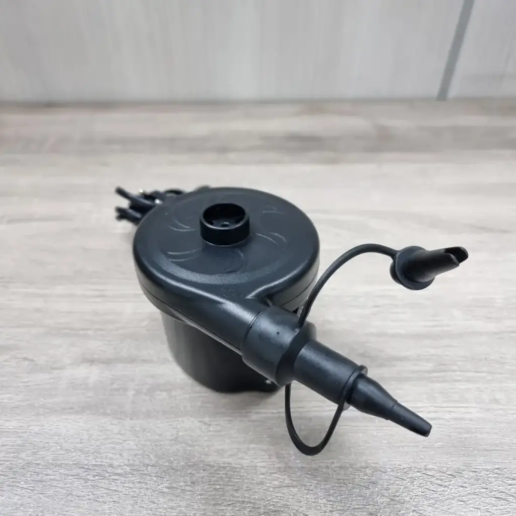 Black Bestway Sidewinder Ac Air Pump Used For Inflating And Deflating Air Beds And Toys.