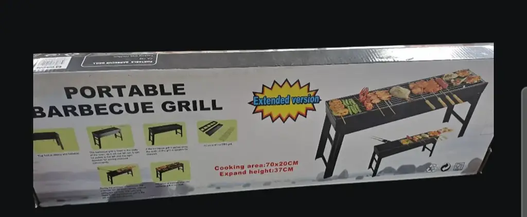 Portable Folding Barbeque Grill - View 2