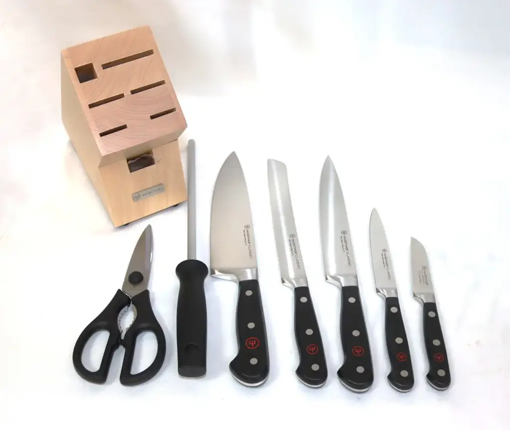 Wüsthof Classic 7-Piece Knife Block Set - View 3