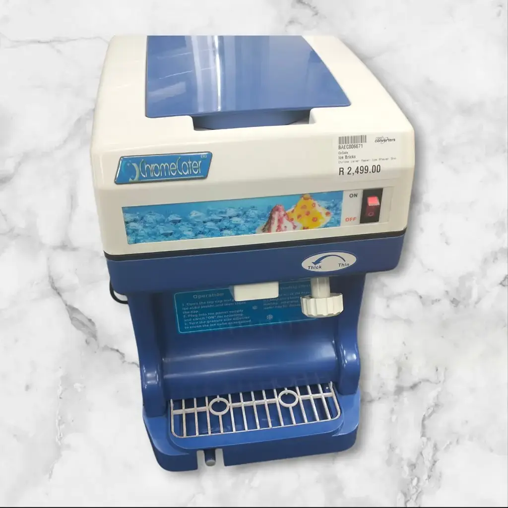 Chrome Cater Maker Ice Shaver Snow