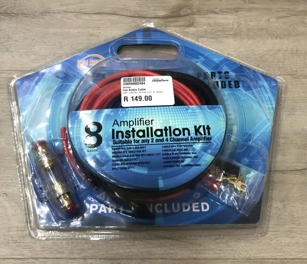 8-Gauge Amplifier Installation Kit