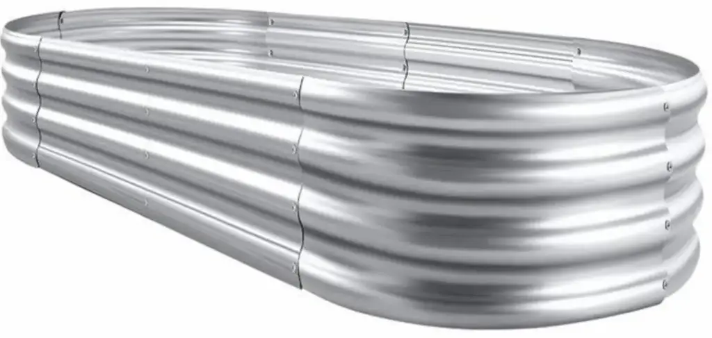 Galvanised Metal Raised Bed Vegetable Planter Box For Outdoor Garden