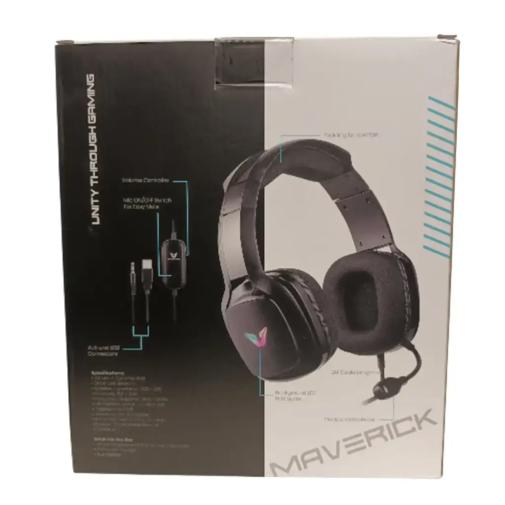 Vx Gaming Maverick Rgb Gaming Headset (Vx-243-Bk) - View 3