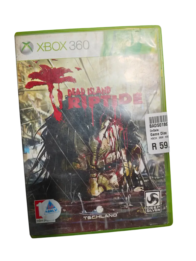 Dead Island: Riptide Xbox 360 Game Disc