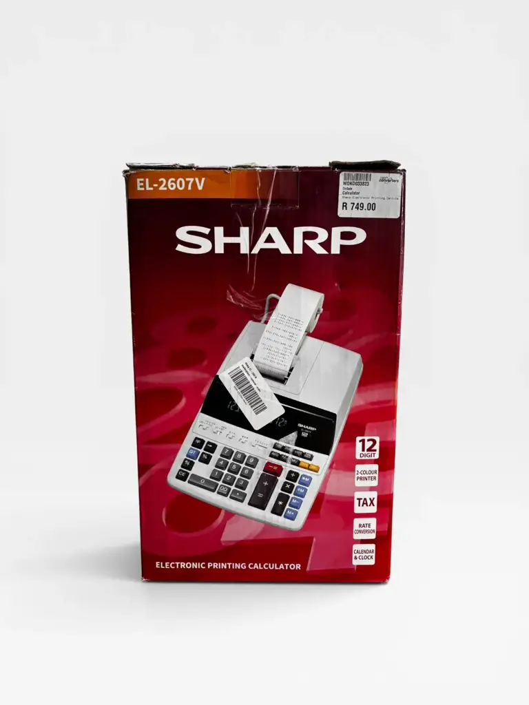 Sharp El-2607V Premium Fast Printer Calculator