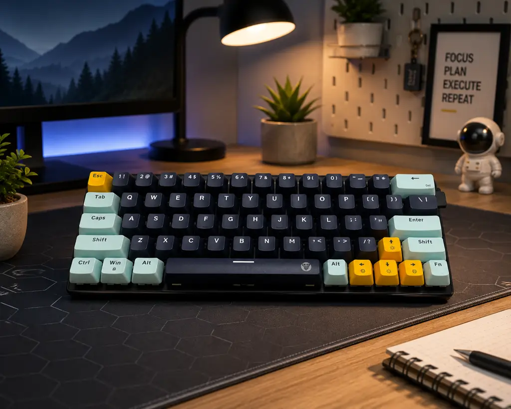Fantech Atom63 Yoru Mk874v2 Mechanical Gaming Keyboard