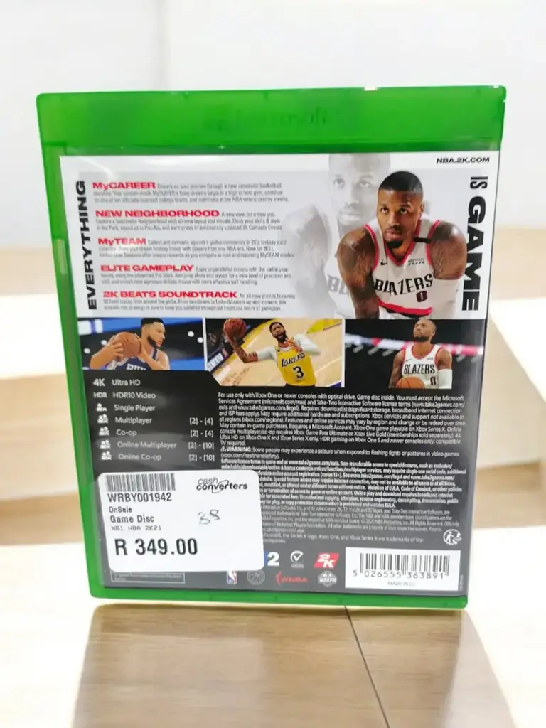 Nba 2K21 X-Box One Game - View 3