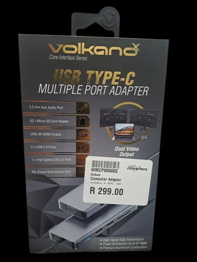 Volkanox Core Interface Series Usb Type-C Multiple Port Adapter