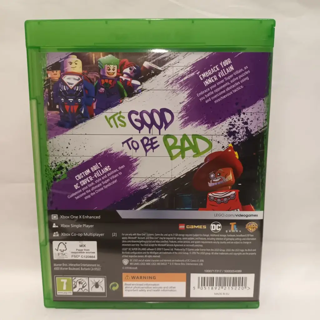 Xbox One Lego Dc Super Villains Game Disc - View 3