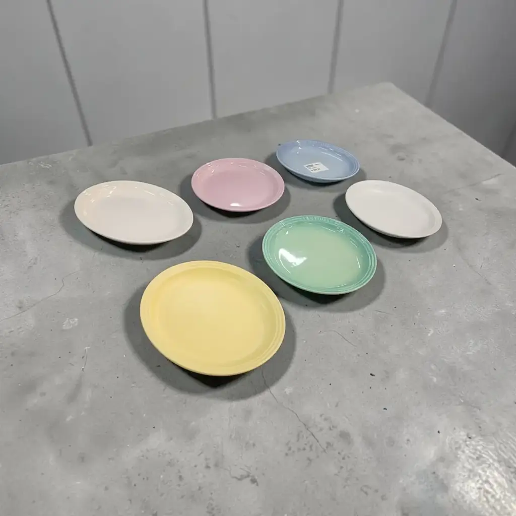Le Creuset Sorbet Collection 6-Piece Oval Side Plate / Dish Set