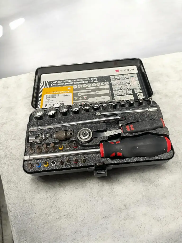 Wurth 33Pcs 1/4 Multi Socket Wrench Set - View 3