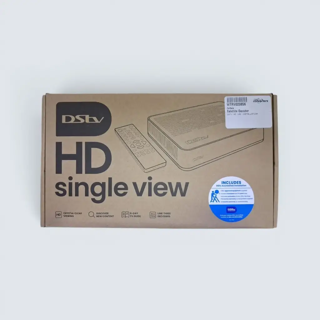Dstv Hd Single View 10S Decoder (With Installation) - View 2