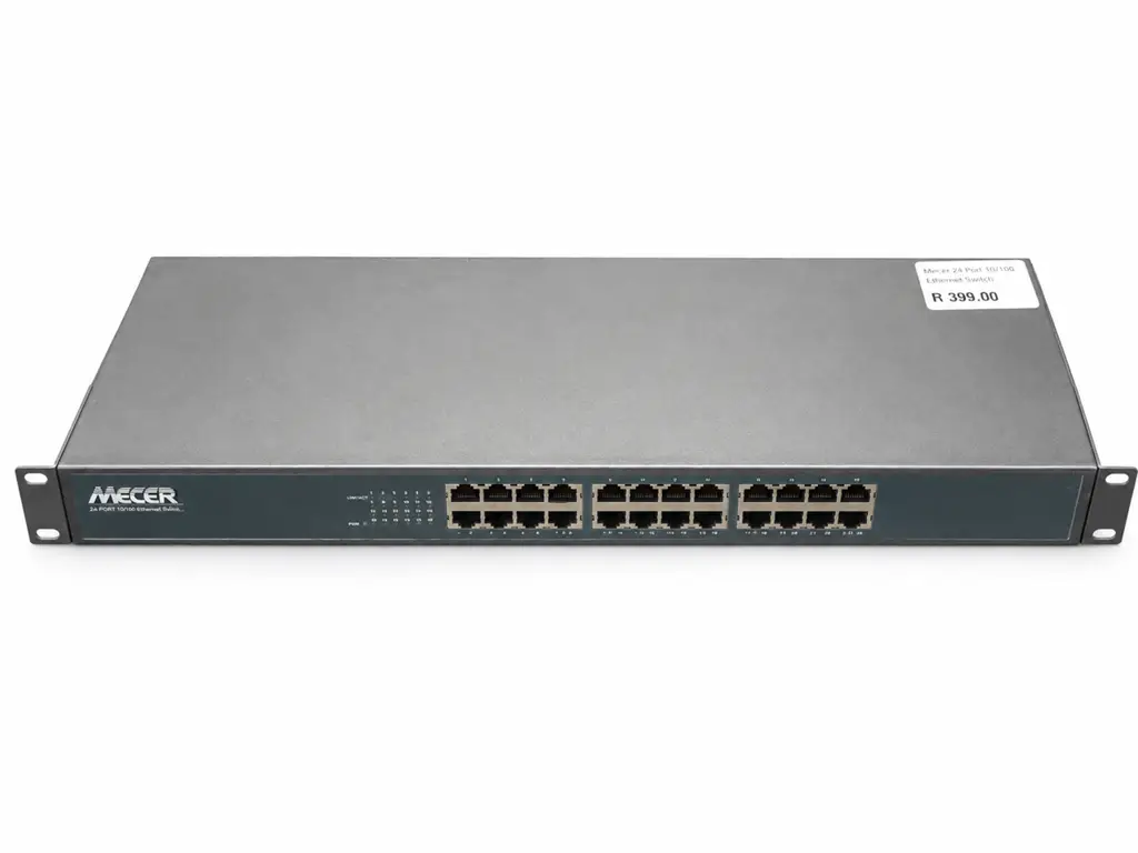 Mecer 24-Port 10/100 Ethernet Switch - View 2
