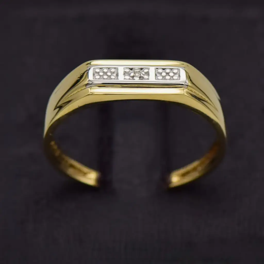 9ct Yellow Gold Men's Ring
