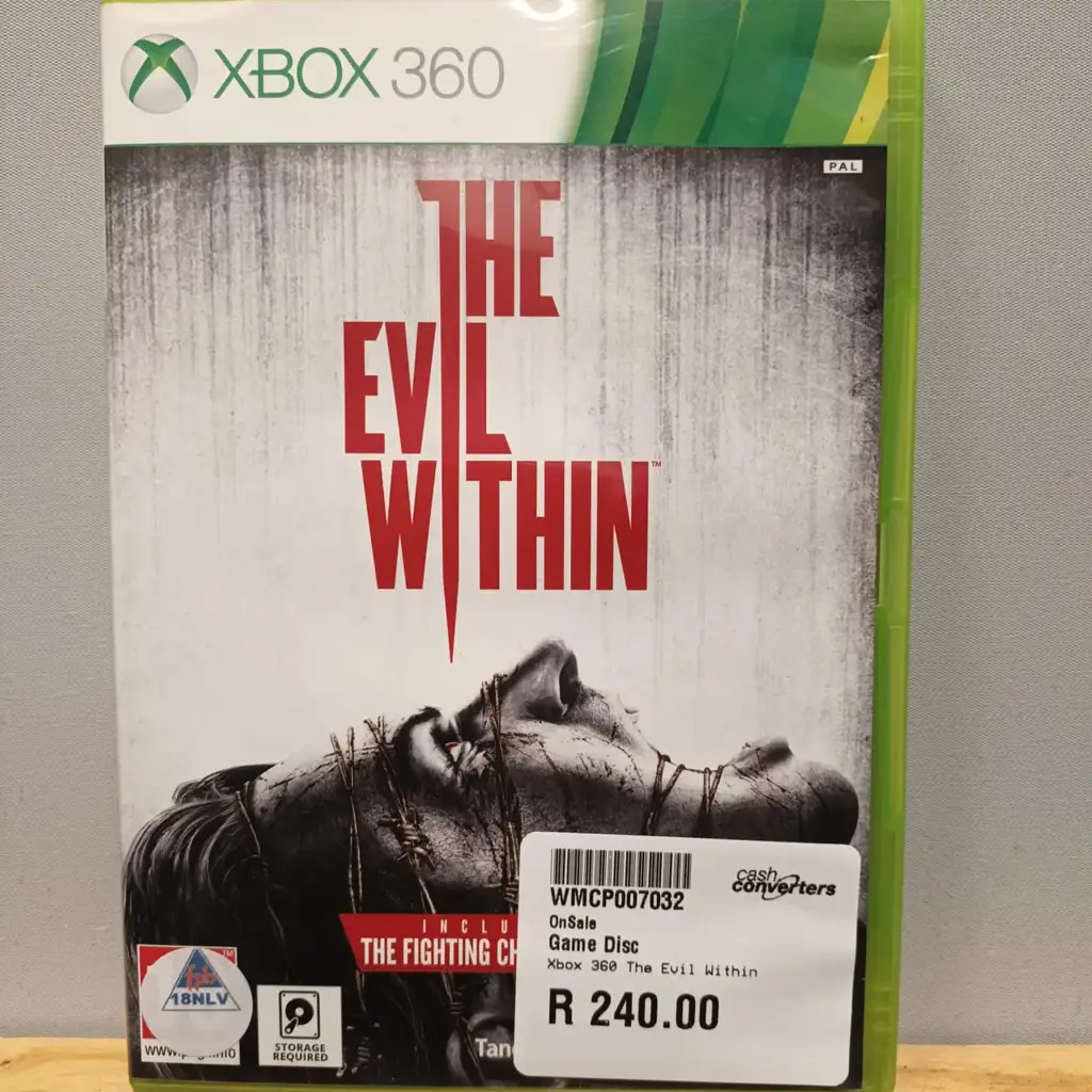 Xbox 360 The Evil Within Game Disc