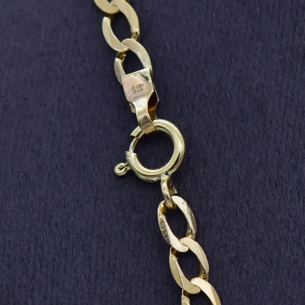 9ct Yellow Gold Chain Curb-Link - View 3