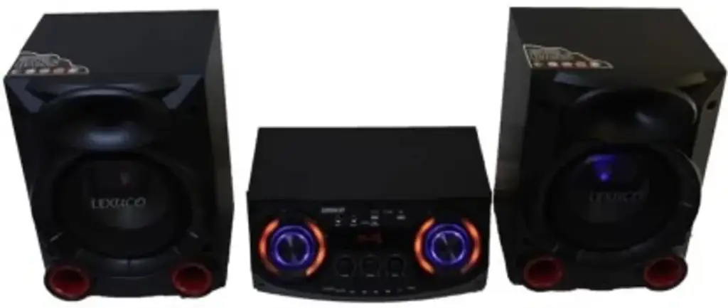 Lexuco Lspk-A001 Mini Hi-Fi System (Black) - View 2