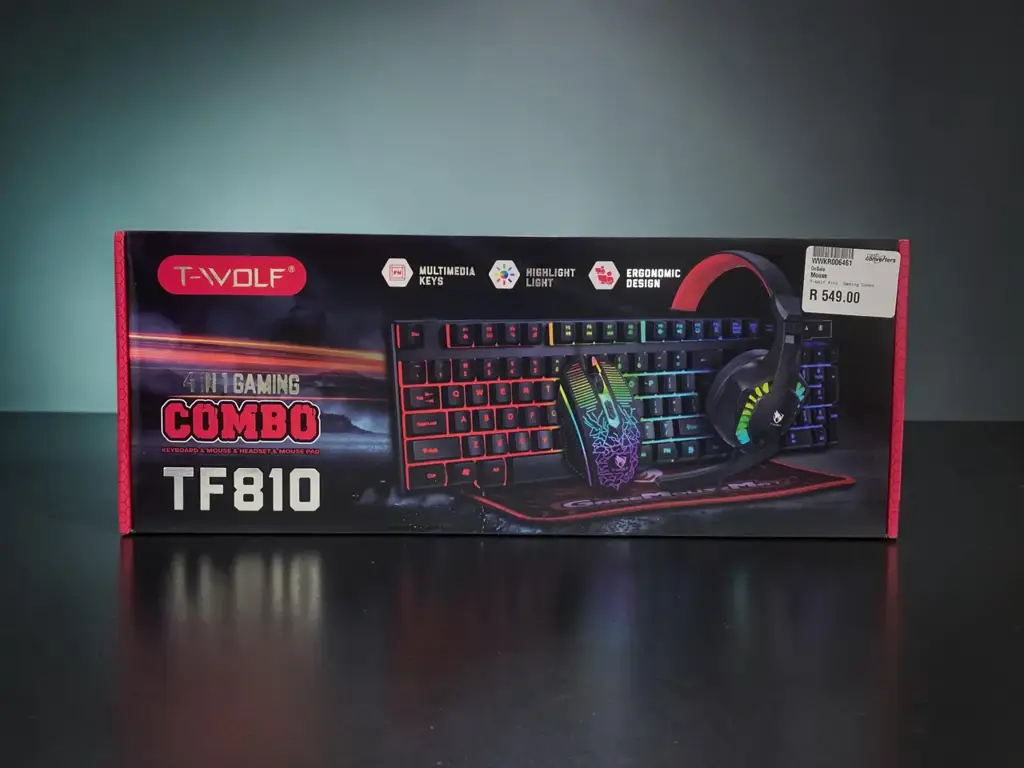 T-Wolf Tf810 4-In-1 Gaming Combo Set. - View 2