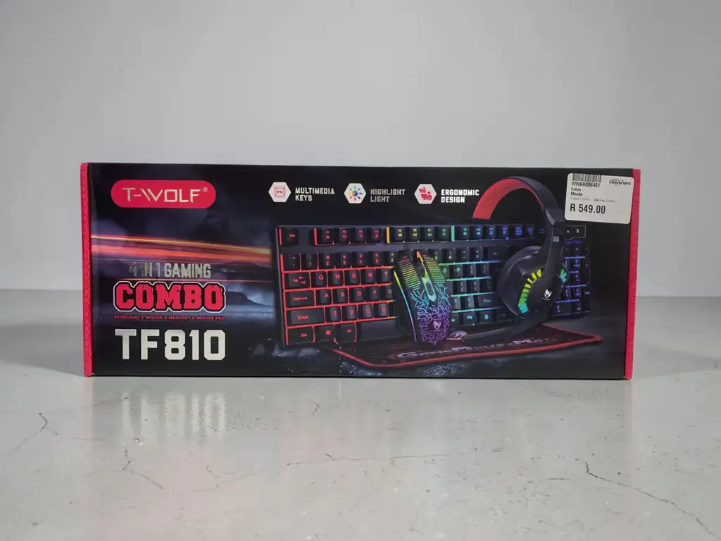 T-Wolf Tf810 4-In-1 Rgb Backlit Gaming Combo. - View 2