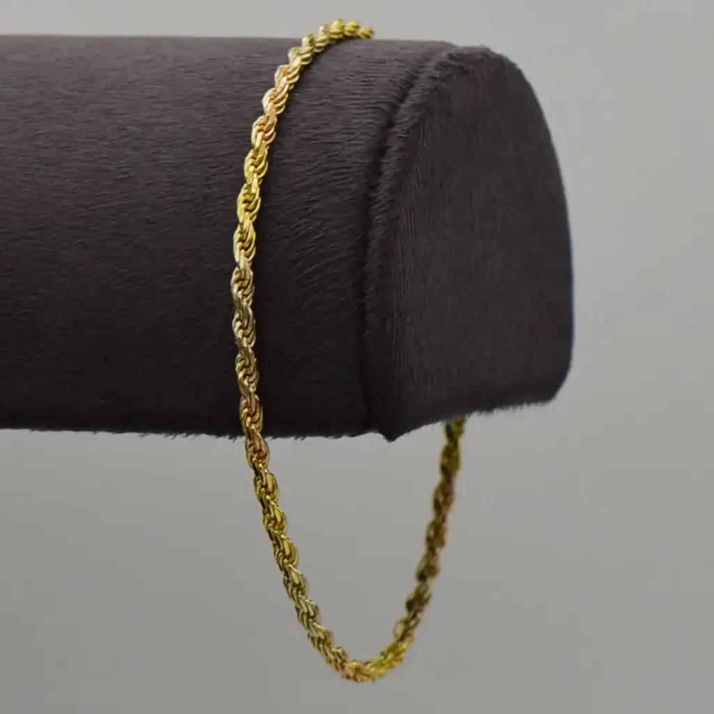 18ct Yellow Gold Bracelet Fancy-Link