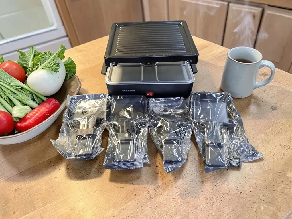 Severin Mini Raclette Grill | 600W | Compact Table-Top Grill - View 2