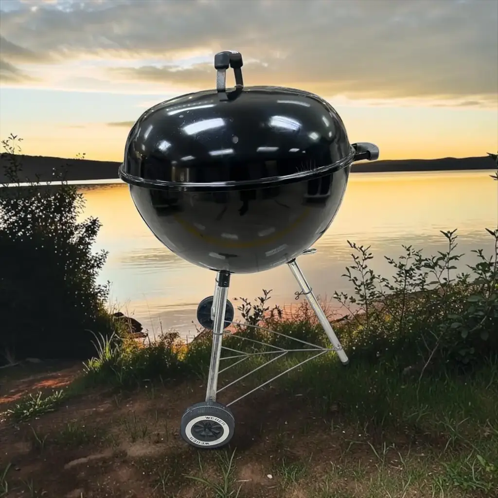 Weber Black Compact Kettle Grill 57Cm