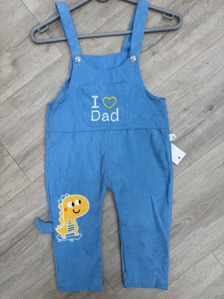 All Heart - I Love Dad Dungaree