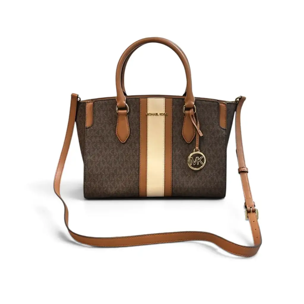 Micheal Kors Becca Medium Satchel Crossbody Bag