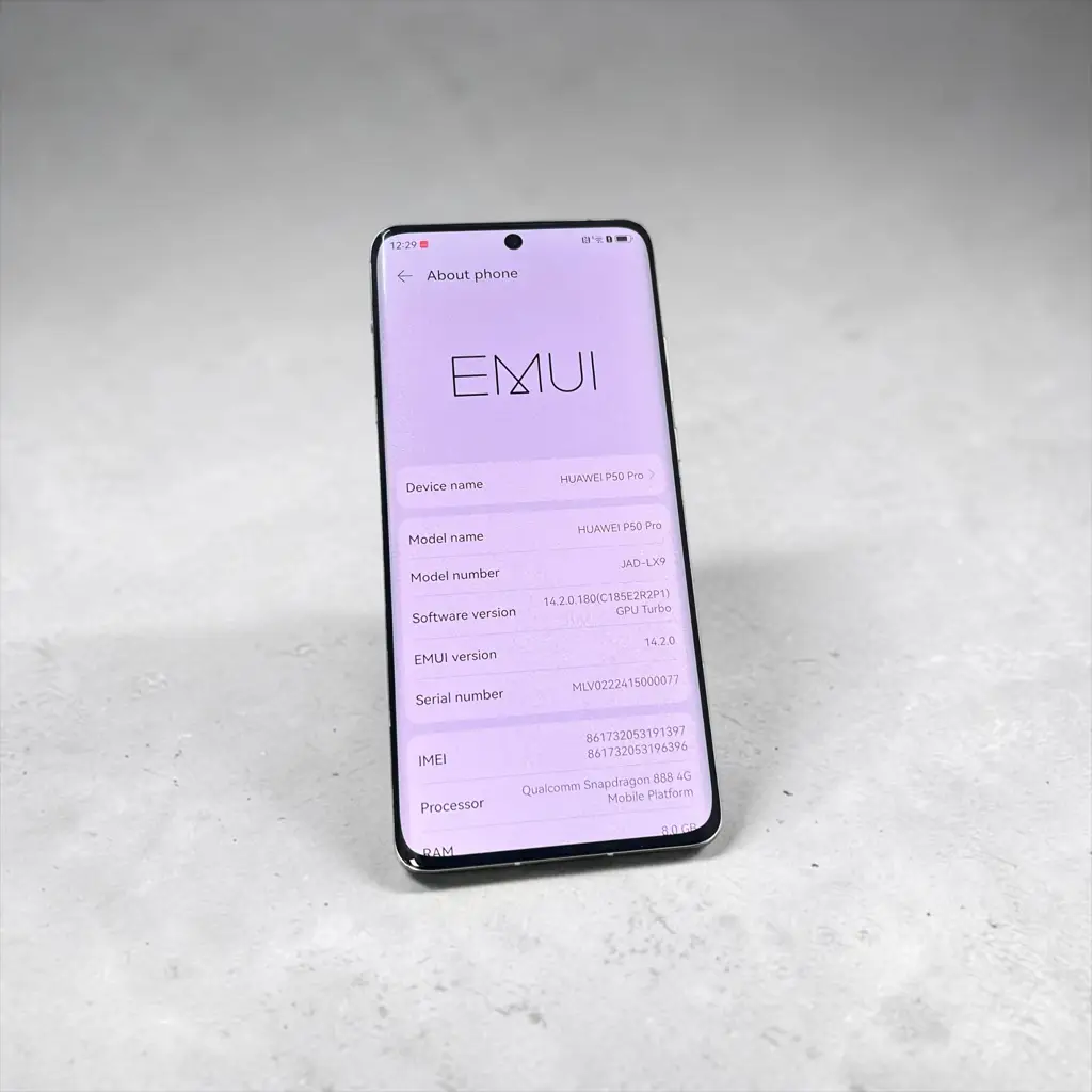Huawei P50 Pro Cell Phone - View 3