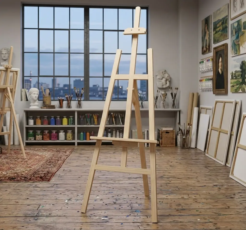 1.2M Folding Tripod Art Wooden Easel
