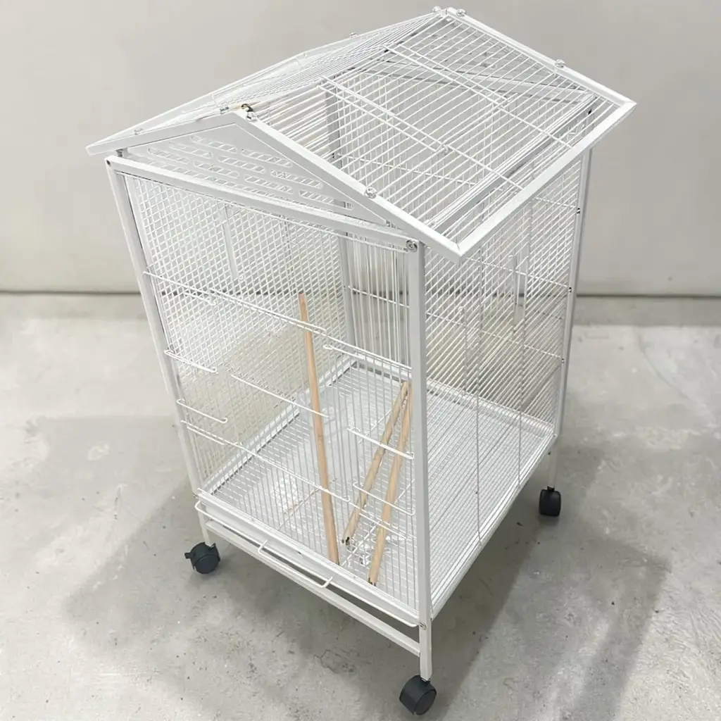 Bird Cage With Rolling Stand 48X10x74 Cm