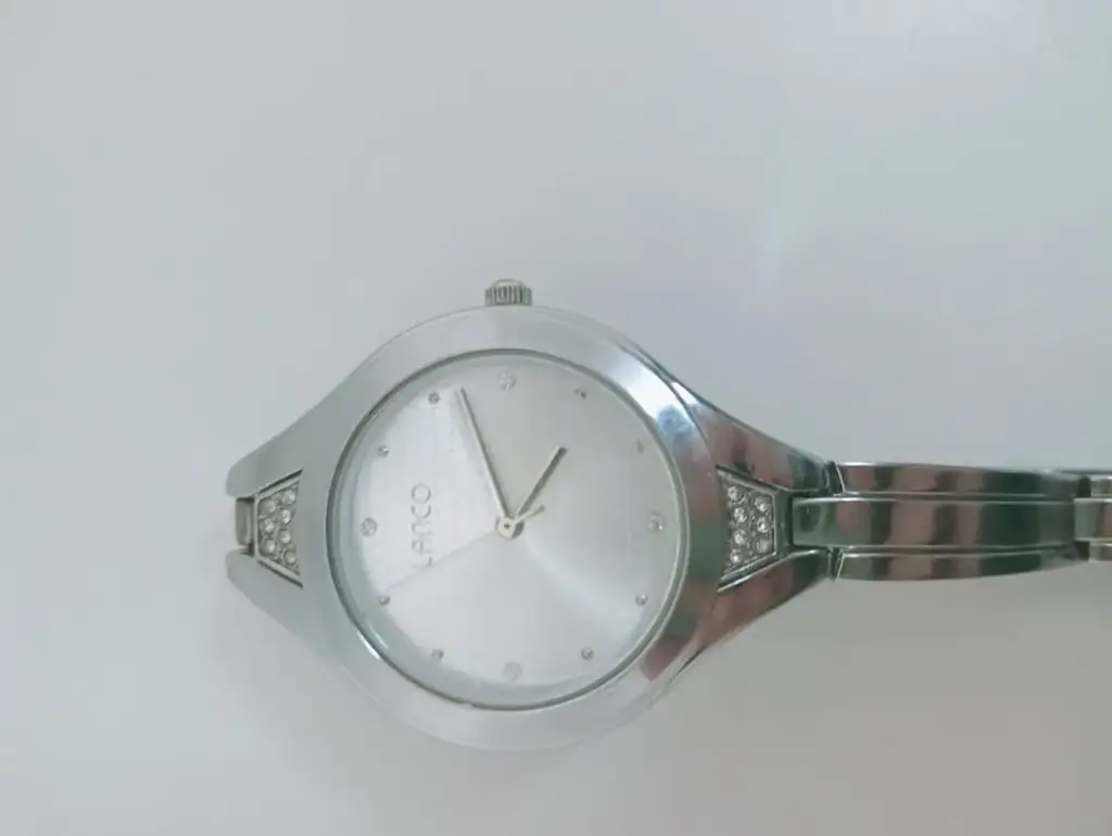 Lanco Sliver Dial Link Chain Watch - View 2