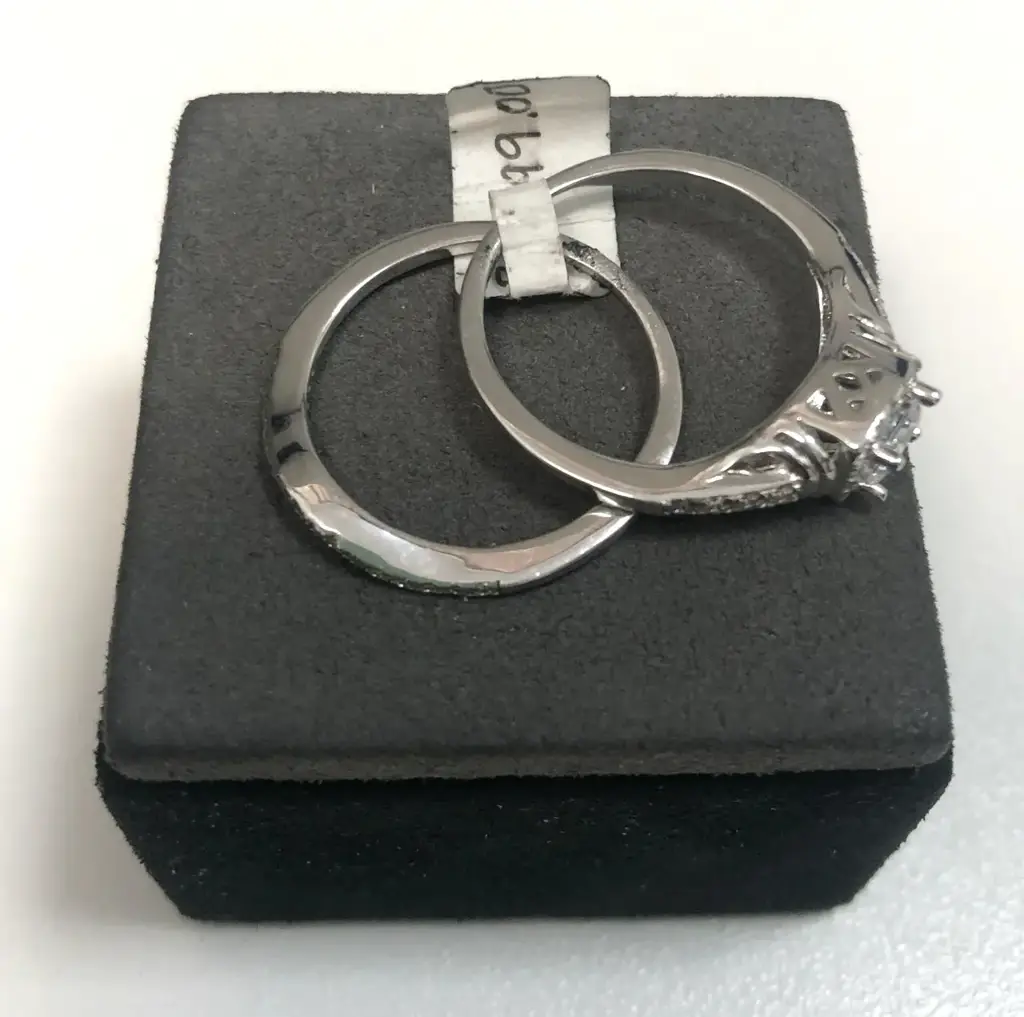 Wedding Set Ring Size N - View 3