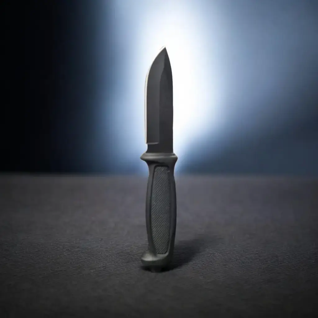 Black Hunting Knife