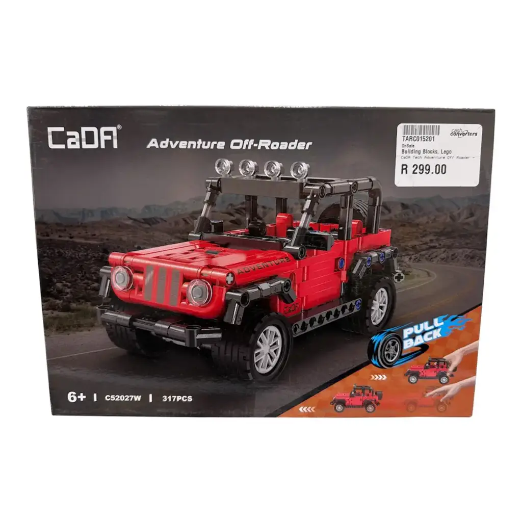 Cada Tech Adventure Off Roader - Jeep - 312-Piece - 20Cm