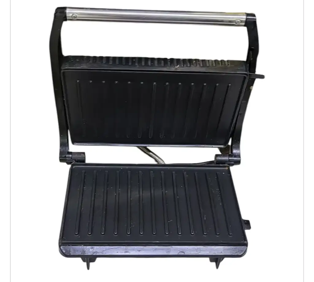Aim 2-Slice Stainless Steel Sandwich Maker / Press (Model: Asm01):