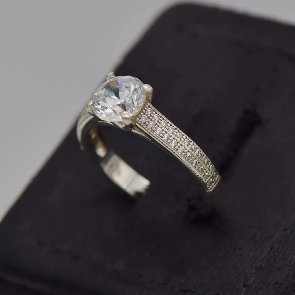 Silver-925 Dress Ring - View 3