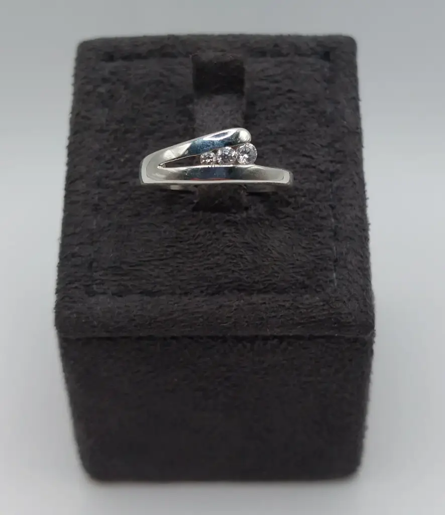 Sterling Silver Cz Ring