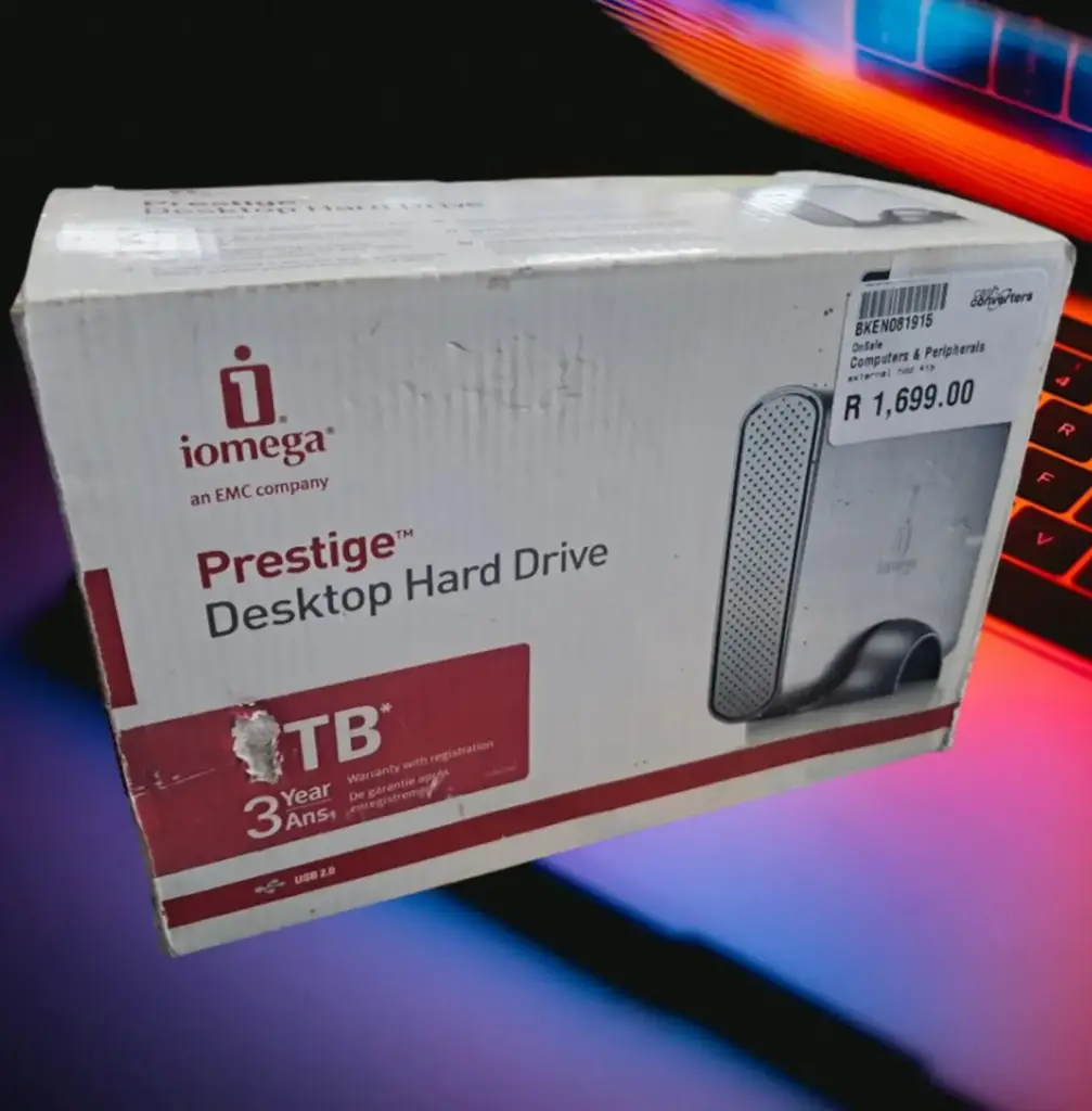 Iomega Prestige 4 Tb Desktop Harddrive - View 2